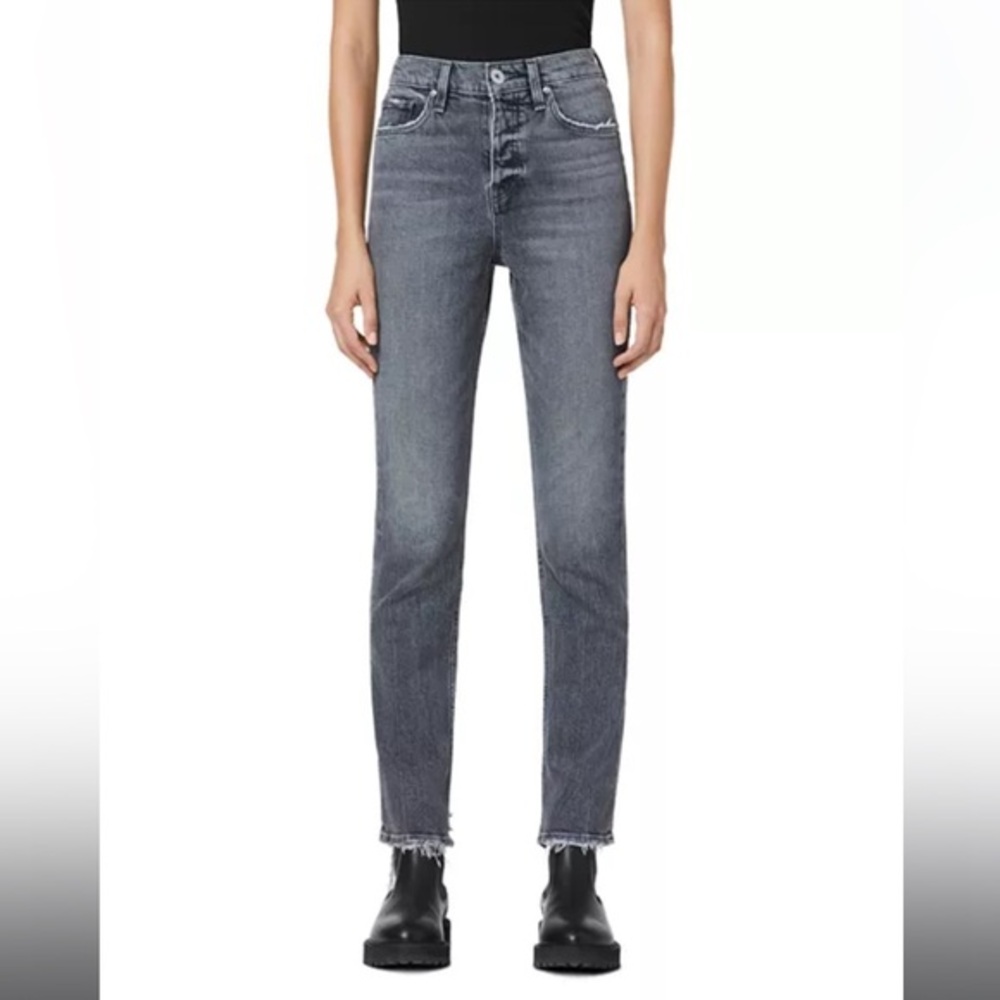 NWT Hudson Holly High Rise Straight Leg Jeans in Foggy Night size 26